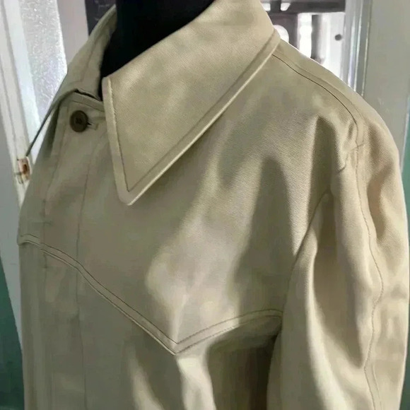 Vintage London fog cotton trenchcoat L - Picture 2 of 8